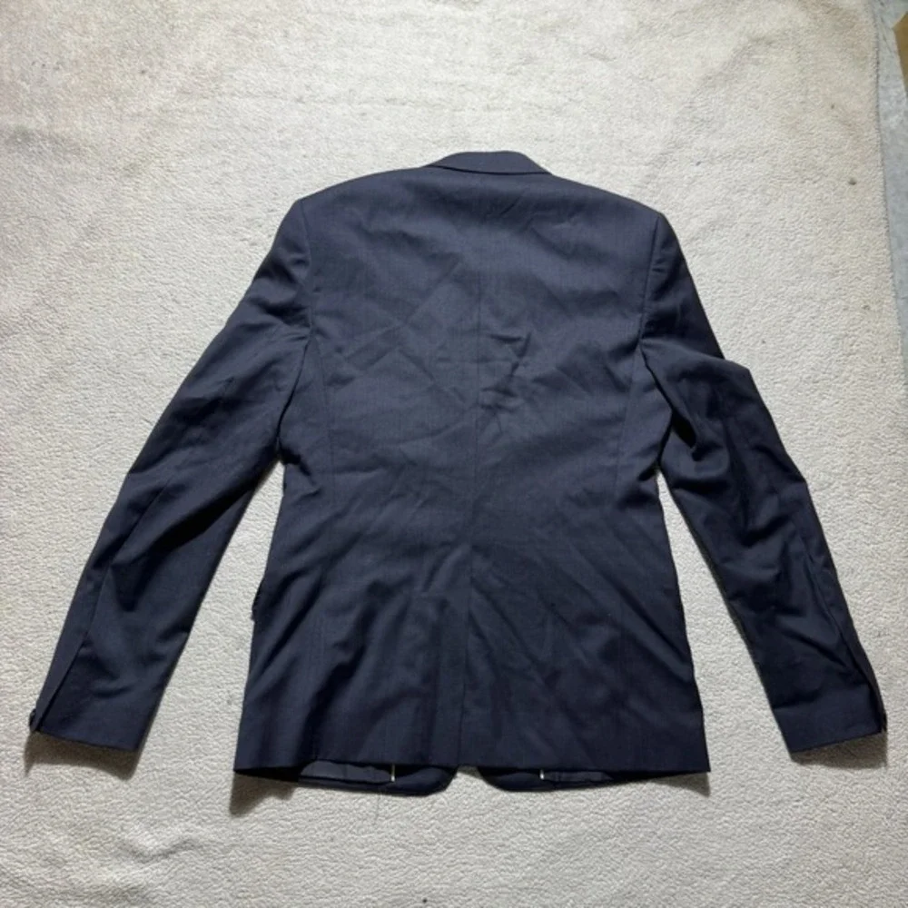 Rag &‎ Bone Blazer Mens 38 Black Two Button Wool Blend For Barneys Jacket Collar